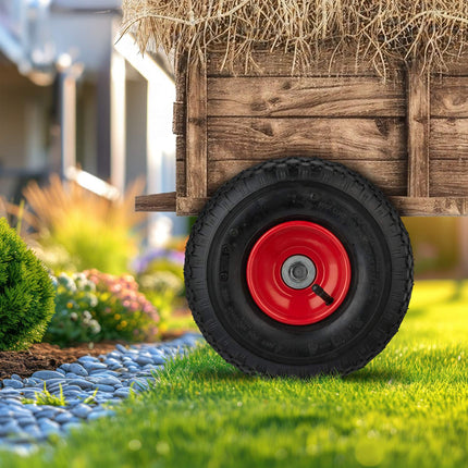 Bag loader wheels 2-pack with pneumatic tires