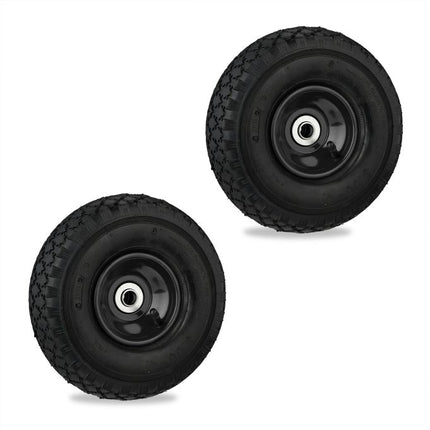 Bag loader wheels 2-pack with pneumatic tires