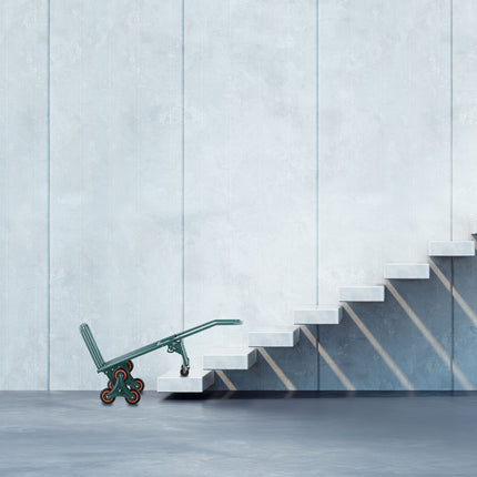 Bag truck stair climber green