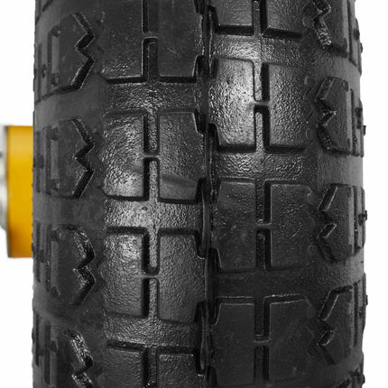 Bag truck wheel set with 4 steel rims