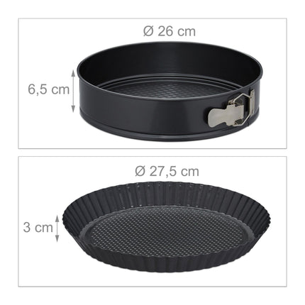 Baking mold set 5 parts