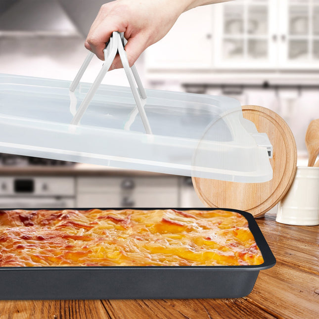 Baking tray with lid