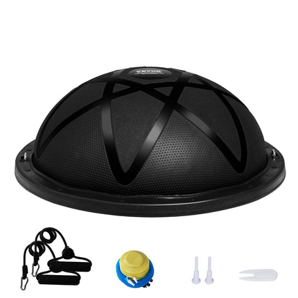 Balance Ball Trainer, 23-Inch, 660 lb, Bands, Pump