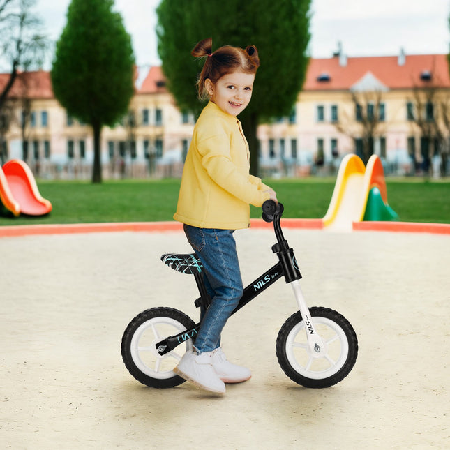 Balance Bike, Black Wheel, 10-Inch