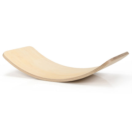 Balance Board Curvy Board Balancing board made of wood 90 x 30cm
