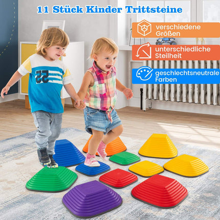 Balance Stones for Kids – Non-Slip, Indoor & Outdoor Play