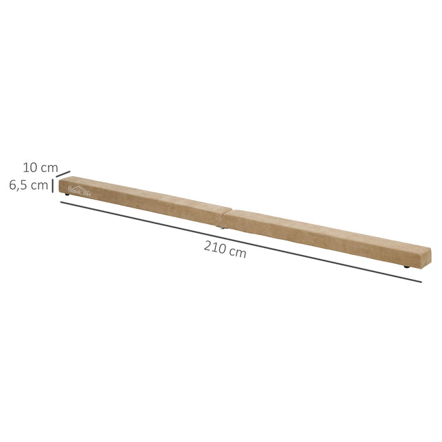 Foldable 210 cm Gymnastics Balance Beam - indoor/outdoor use