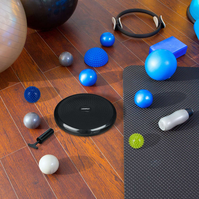Balance cushion with 2 massage balls