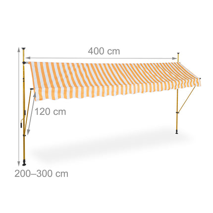 Balcony awning