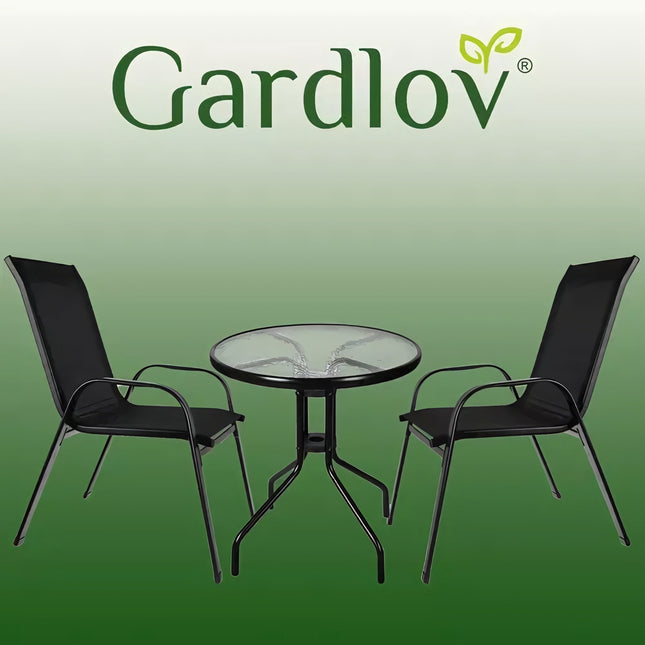 Balcony furniture set - table + 2 chairs 23461