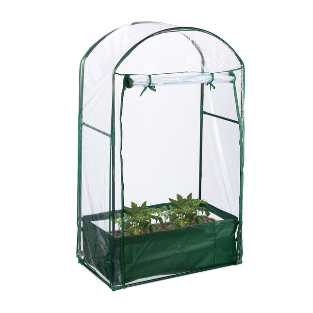Balcony greenhouse with planting bag