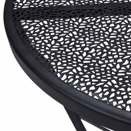 Balcony table foldable black