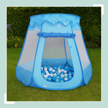 Ball Pit with 100 Colorful Balls for Toddlers