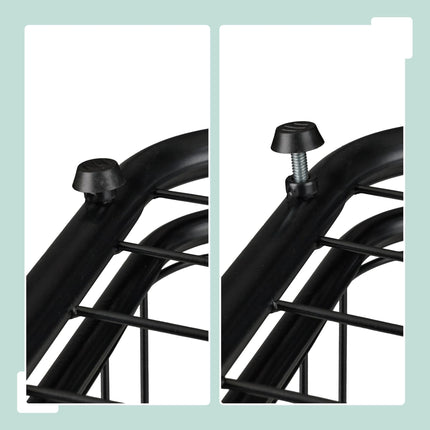Ball Rack with 6 Shelves and Storage Basket