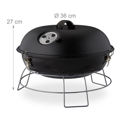 Ball grill portable