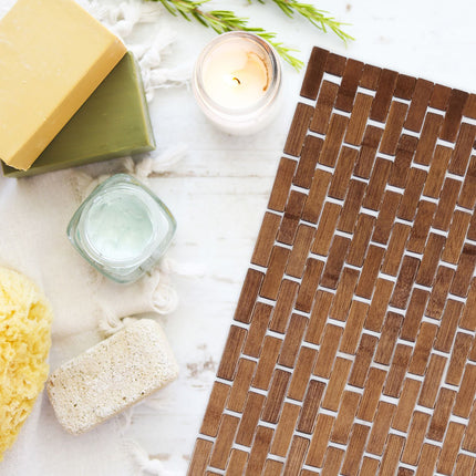 Bamboo Bath Mat 50 x 80 cm
