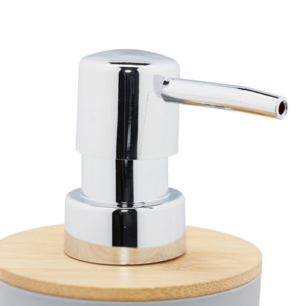 Bamboo Bathroom Accessories 6x Set