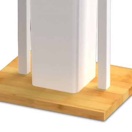 Bamboo Bathroom Set with Toilet Paper Holder & Brush