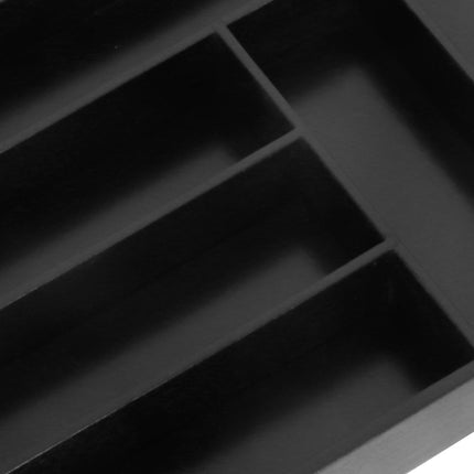 Bamboo Cutlery Tray – 6 Compartments, Drawer Organizer