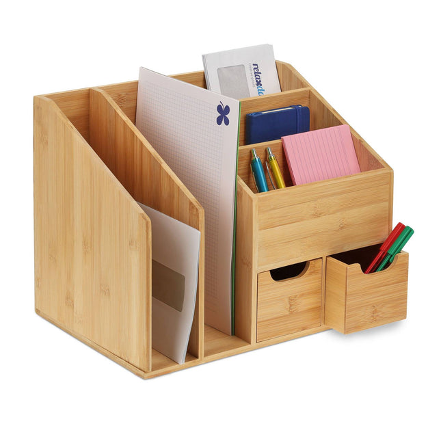 Bamboo Desk Organiser