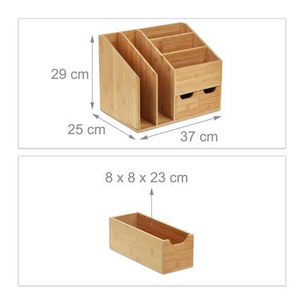 Bamboo Desk Organiser