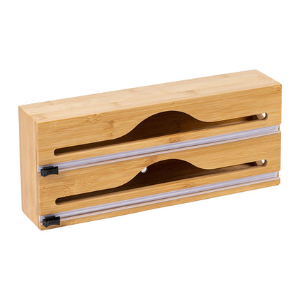 Bamboo Foil & Cling Film Dispenser with Cutter