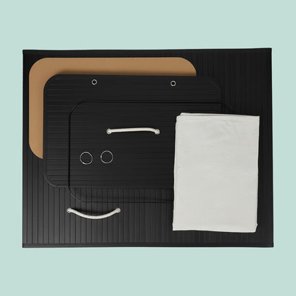 Bamboo Laundry Bin with Lid and Washable Bag