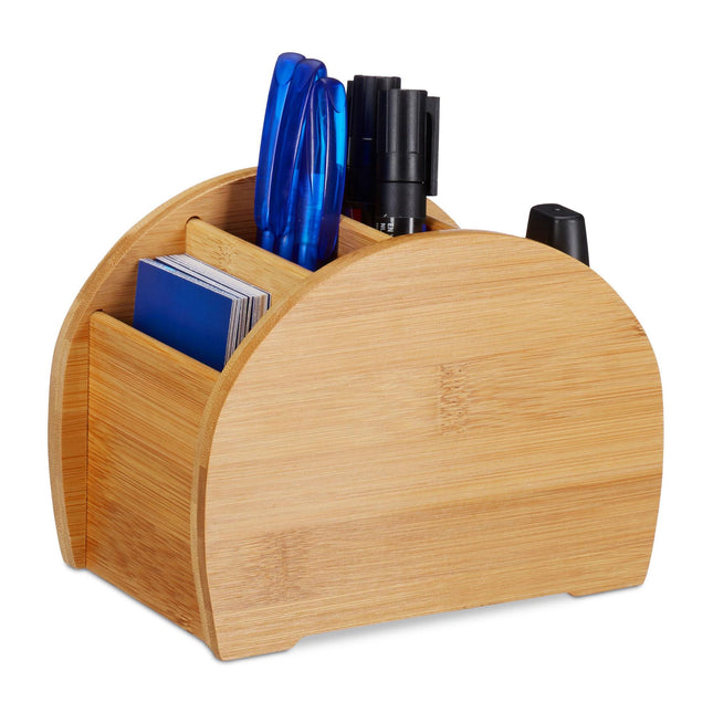 Bamboo Pen Organiser