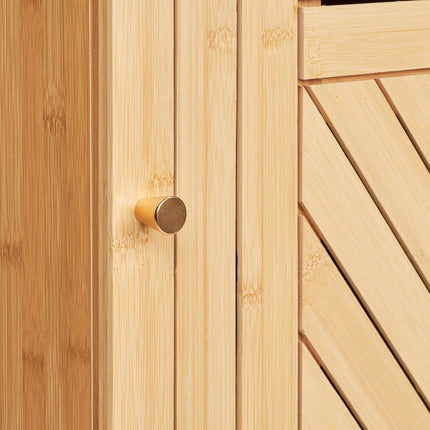 Bamboo bathroom cabinet