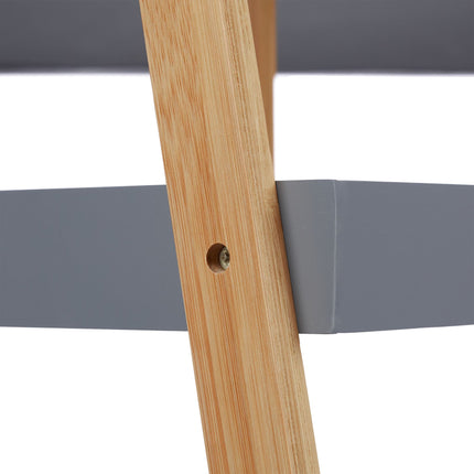 Bamboo bathroom shelf with 4 shelves