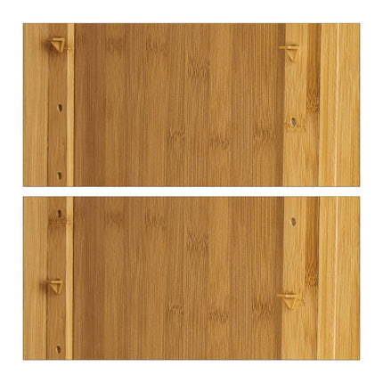 Bamboo bathroom shelf with 5 shelves