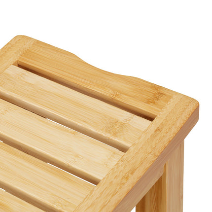 Bamboo bathroom stool