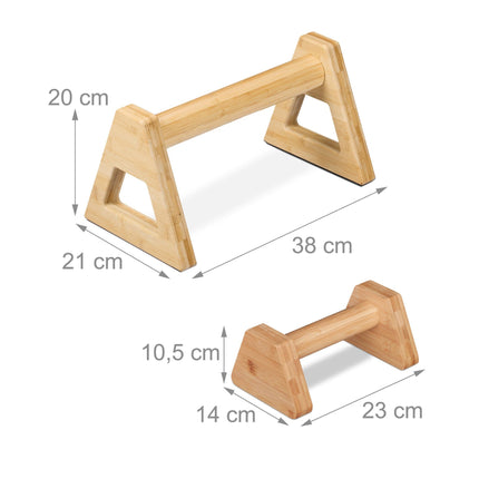 Bamboo bench press grips, 4-pack