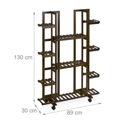 Bamboo flower shelf