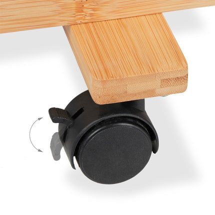 Bamboo flower shelf