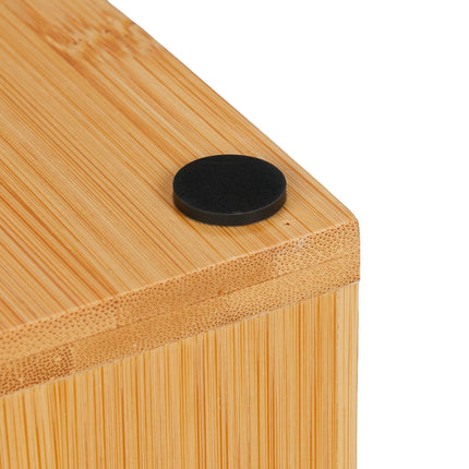 Bamboo holder for toilet rolls