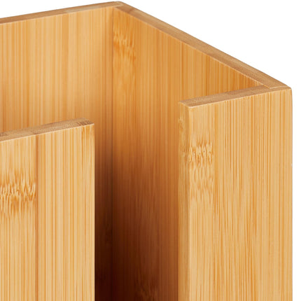 Bamboo holder for toilet rolls
