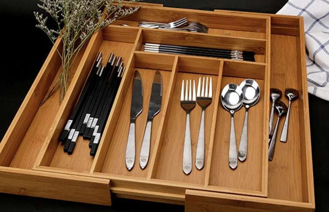 Bamboo insert / organizer for Ruhhy 19189 drawer