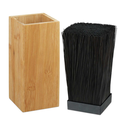 Bamboo knife block