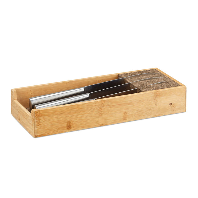 Bamboo knife holder
