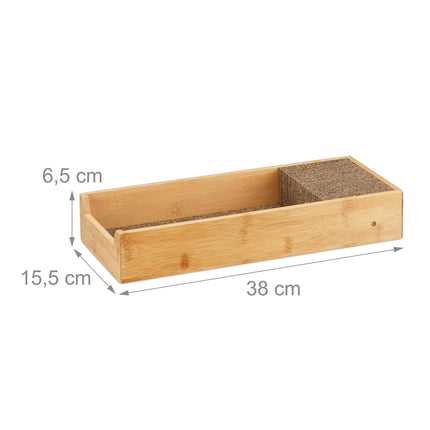 Bamboo knife holder