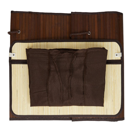 Bamboo laundry basket 3 compartments