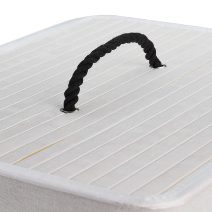Bamboo laundry basket