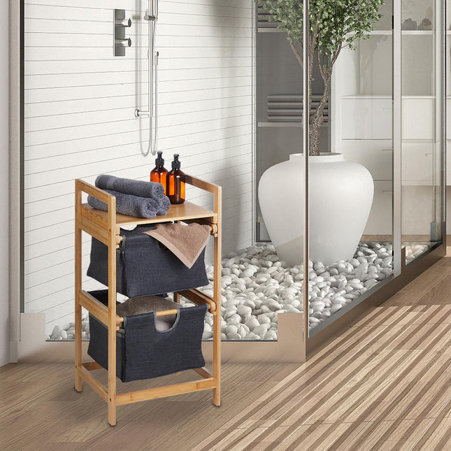 Bamboe wasmand plank