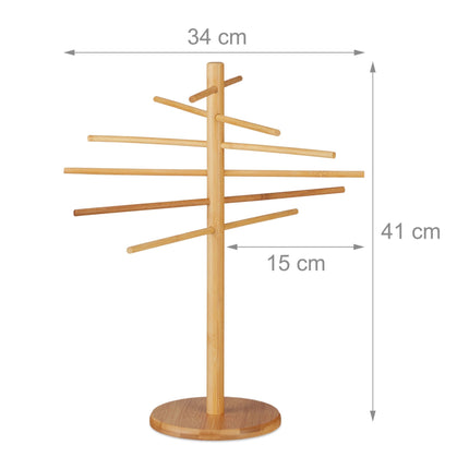 Bamboo pasta drying rack