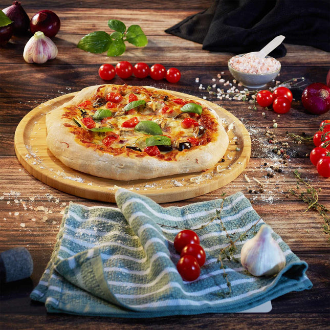 Bamboo pizza plate 32 cm