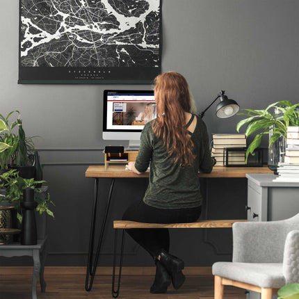 Bamboo screen stand