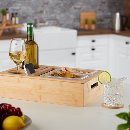 Bamboo sofa bar