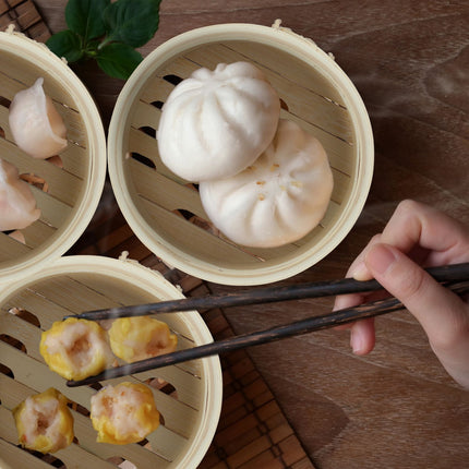 Bamboo steamer 13.5 cm set of 3