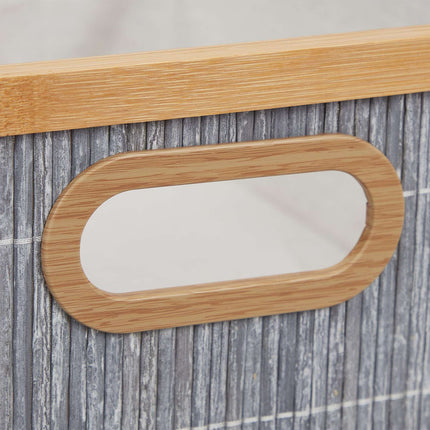 Bamboo storage baskets set of 3